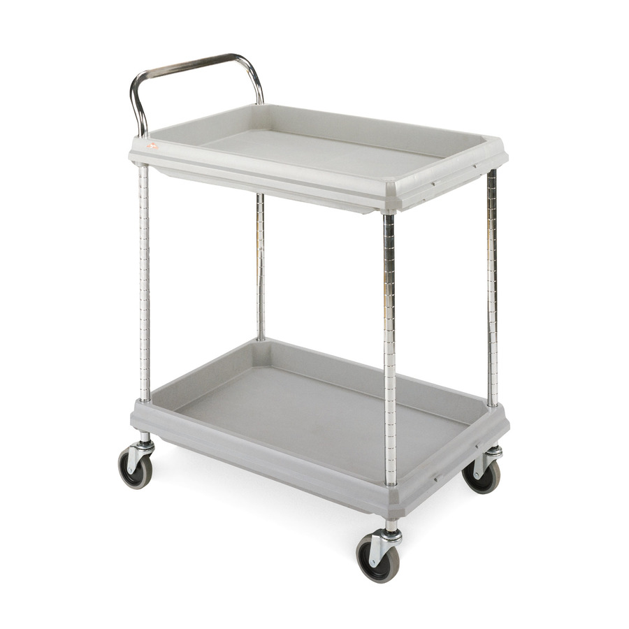 Metro BC2030-2DG Deep Ledge 2-Shelf Utility Cart, Gray, 20"x30"