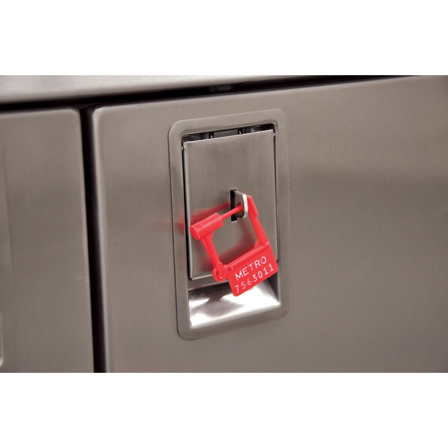 Metro CASE-SECLATCH Retrofit Passive Lock Security Latch for Stainless Steel Closed Case Carts