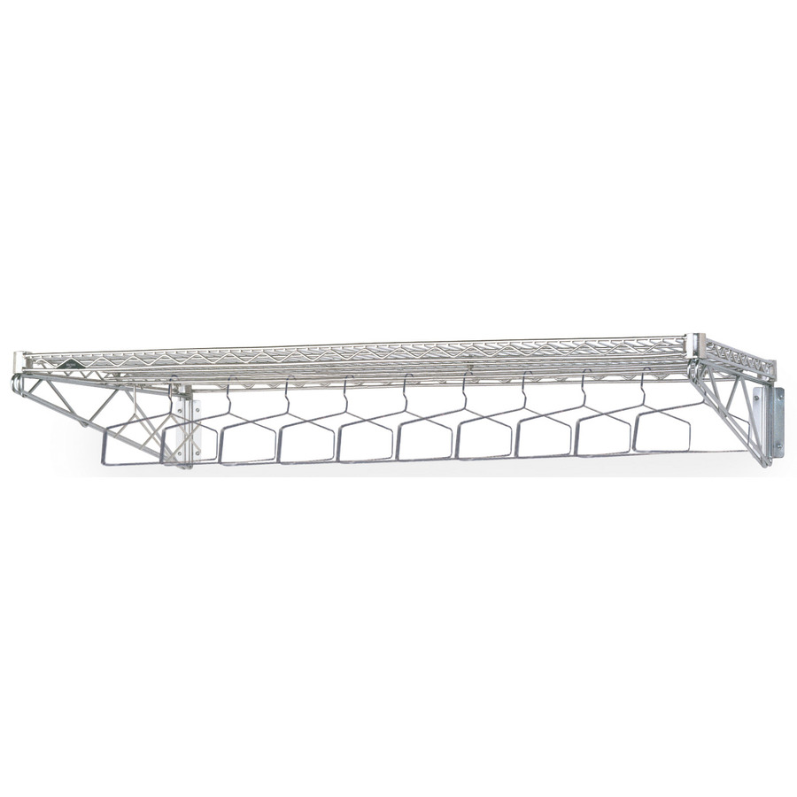 Metro GRW2436S Stainless Steel Wall Mount Garment Rack, 24"x36"x7.5"