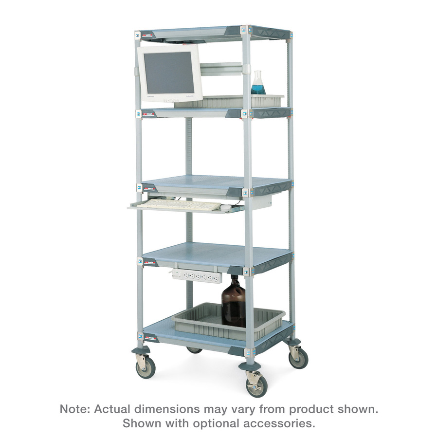 Metro HPLC2X3 MetroMax i 5-Shelf Double HPLC Experiment Cart