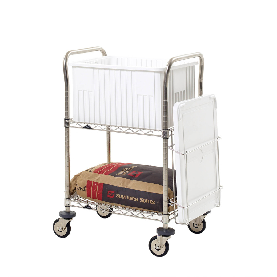 Metro LAR1 Light-Duty Wire Shelving Feed Cart