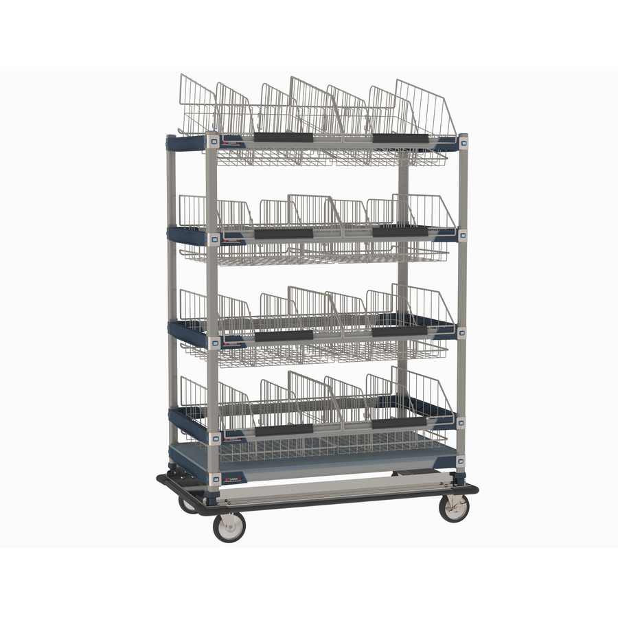 Metro MXIV4 IV Transport/Storage Sloped Basket Cart, 24"x42"