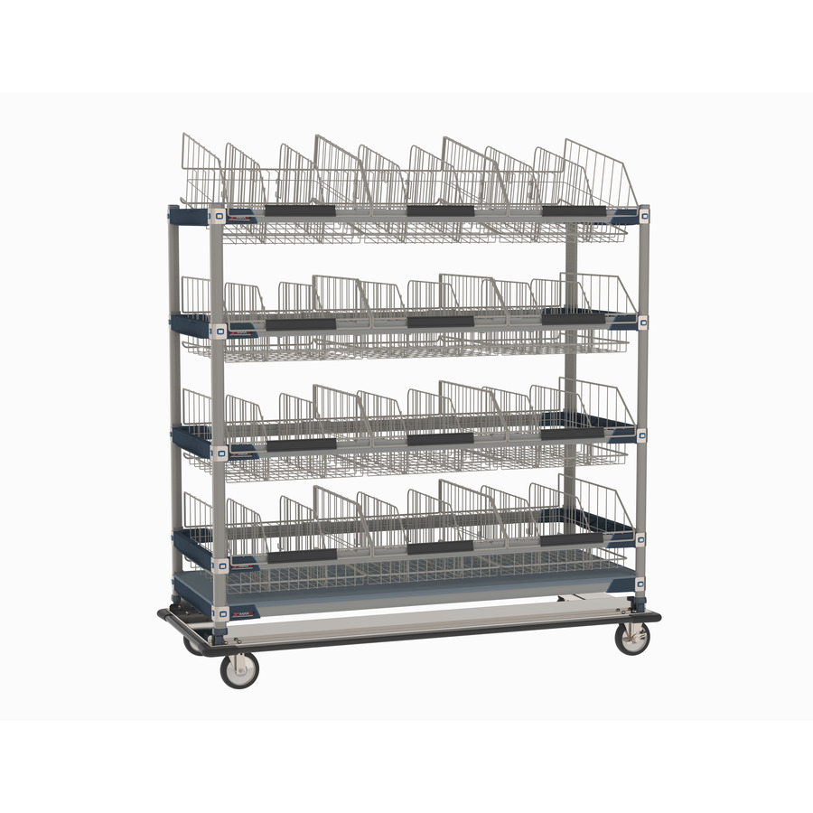 Metro MXIV6 IV Transport/Storage Sloped Basket Cart, 24"x60"