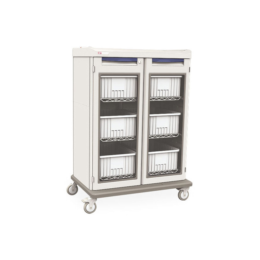 Metro SXRDIVSTOR Starsys Secure IV Cart, "Double-Wide, 21.5" W x 29.5" H x 13.8"D