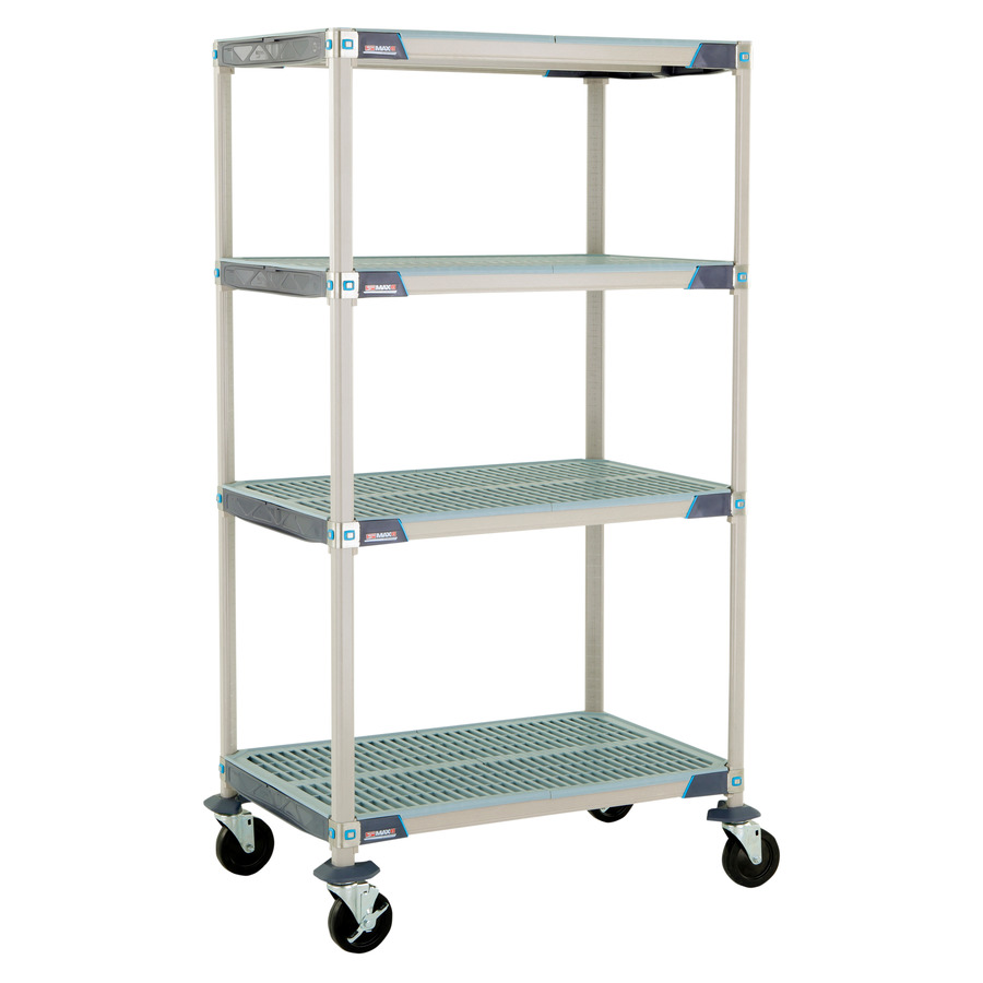 Metro X536BGX3 MetroMax i Stem Caster Cart, OG, Rubber Casters, 24"x36"x67.3125"