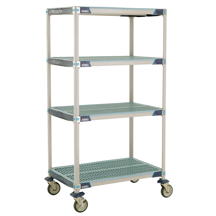 Metro X536EGX3 MetroMax i Stem Caster Cart, OG, Poly Casters, 24"x36"x67.3125"