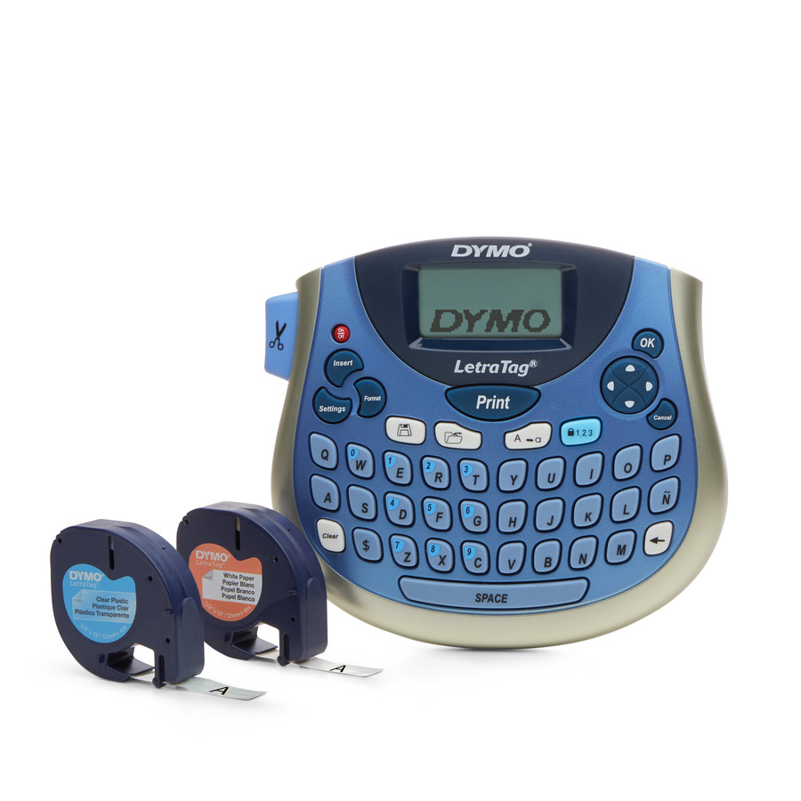 DYMO 1733013 LetraTag 100T+ Label Maker Printer, 2 Lines, with QWERTY Keyboard