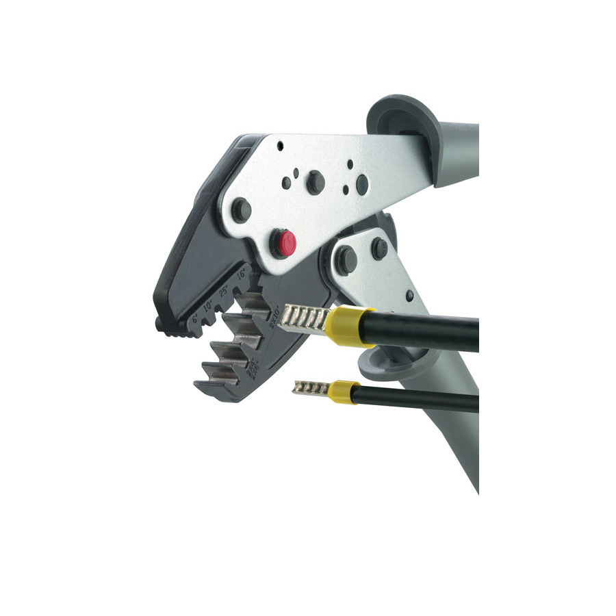 Altech Crimpit F 25 L Crimping Tool for Ferrules, Grey Handle, 104 AWG