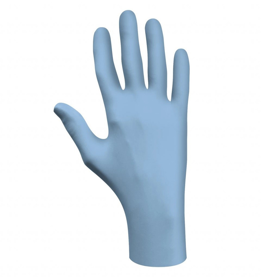 Showa B6005PF-M Nitrile Gloves, 4 mil, Medium, 50pr/Bag, 20 Bags per Case