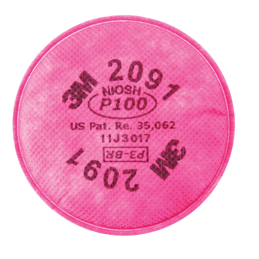 3M 7000029657 Particulate Filter, 2097, Pink, Nuisance level organic Vaport Relief, 50/Case
