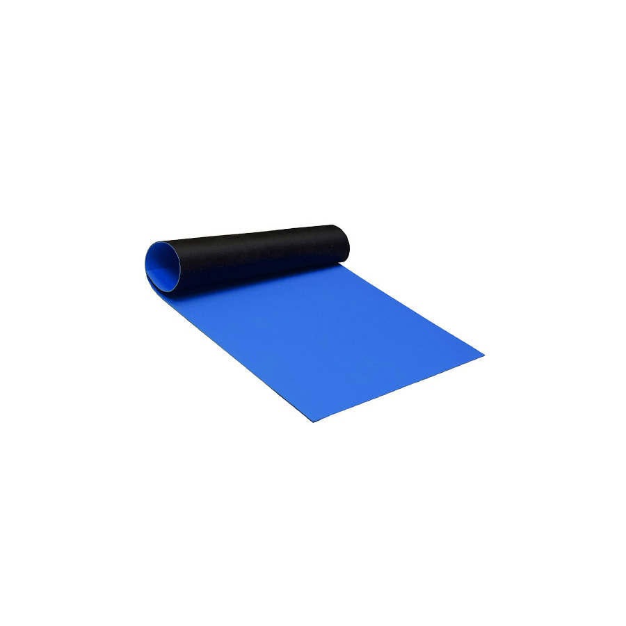 SCS 770774 Mat Roll, 2-Layer Rubber, R7 Series, Royal Blue, 0.060inx30inx40ft