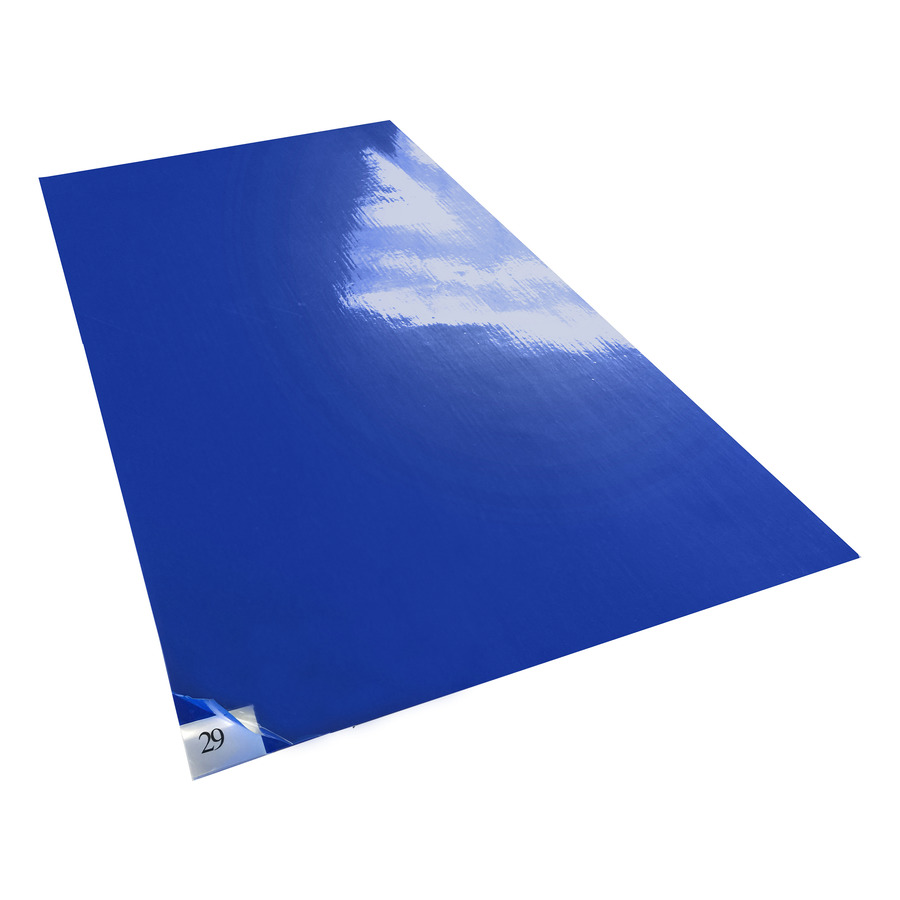 High-Tech Conversions TT-1845-34B Tacky Mat, 18" X 45", Blue, 30 Sheets/Mat, 4 Mats/Case