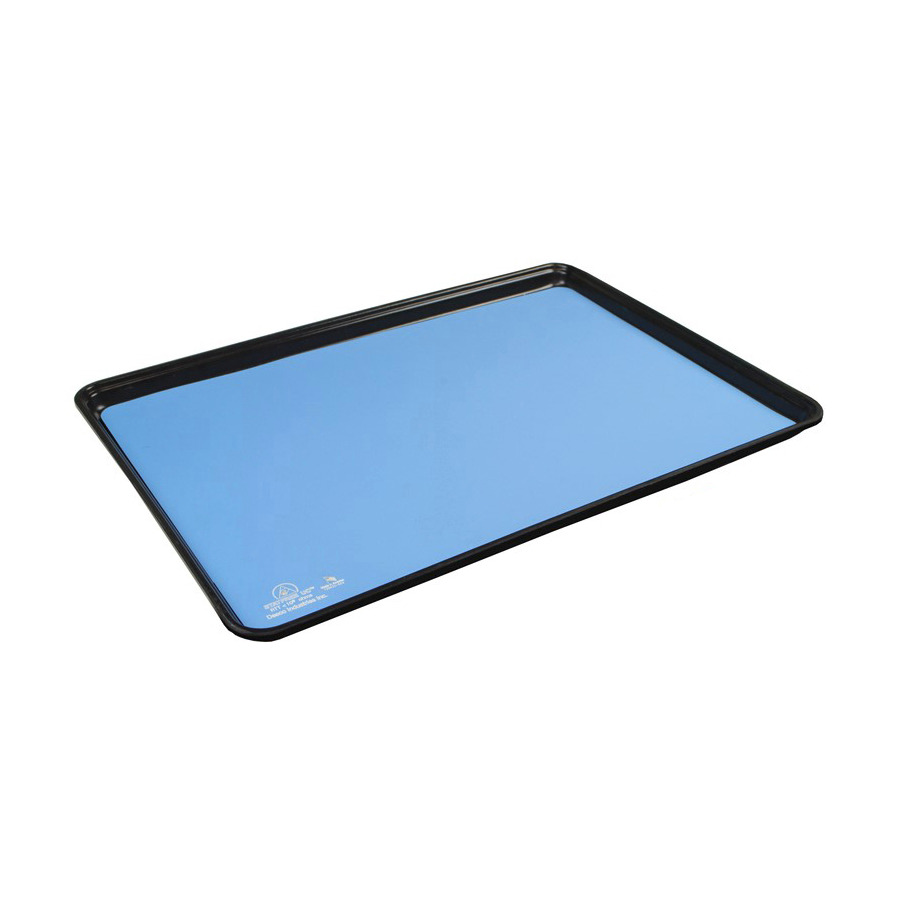 Desco 66326 Statfree UC2 Dissipative Dual Layer Rubber Tray Liner, Sky Blue, .080" x 16" x 24"