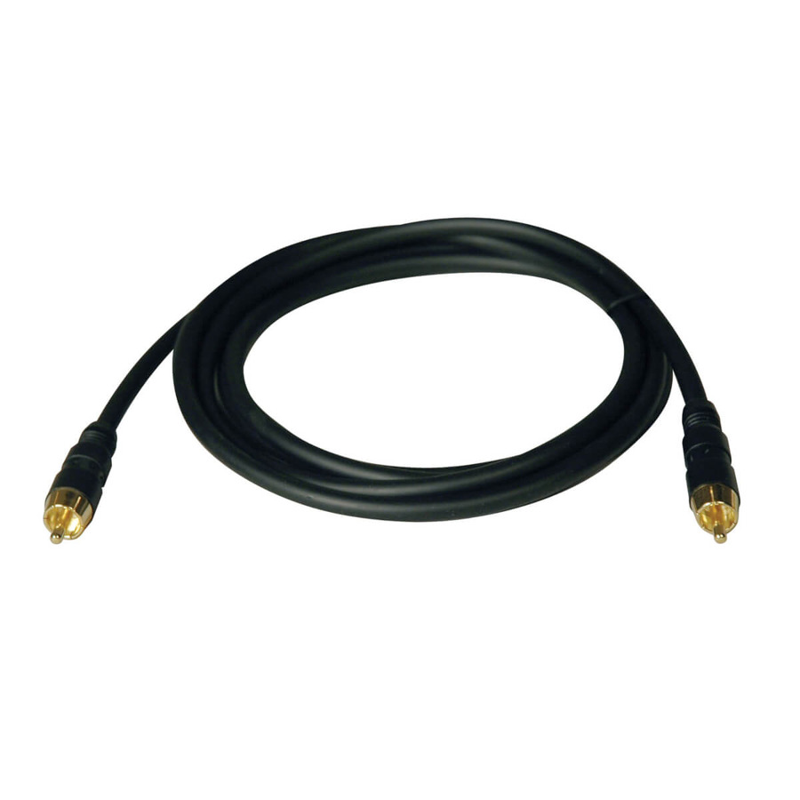 Tripp Lite A060-006 RF Digital Coax Gold Audio Cable (RCA M/M), 6 ft. (1.83 m)