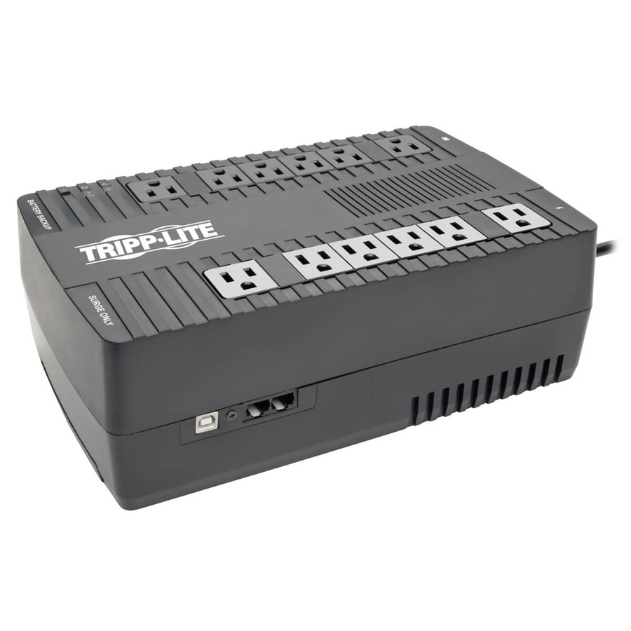 Tripp Lite AVR900U 900VA 480W Line-Interactive UPS - 12 NEMA 5-15R Outlets, AVR, 120V, 50/60 Hz, USB, Desktop/Wall Mount