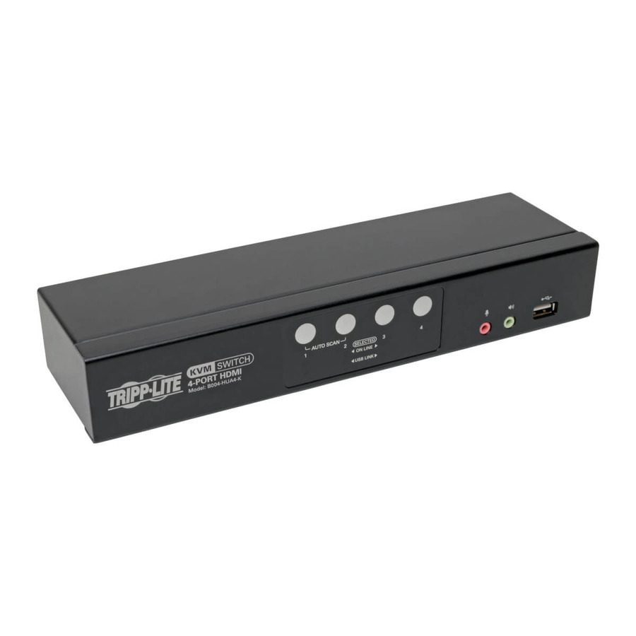 Tripp Lite B004-HUA4-K 4-Port HDMI/USB KVM Switch with Audio/Video and USB Peripheral Sharing