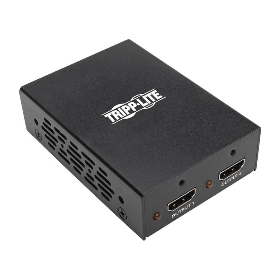 Tripp Lite B118-002-UHD-2 2-Port HDMI Splitter - HDCP 2.2, 4K @ 60 Hz, HDR, TAA