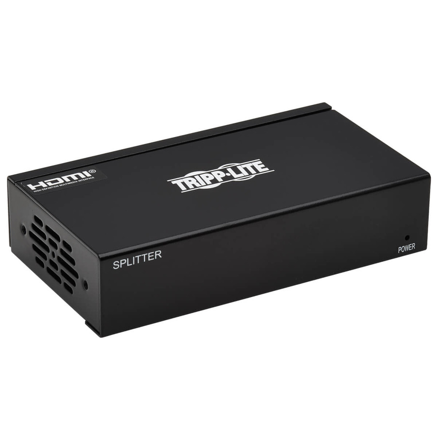 Tripp Lite B127A-002-BH 2-Port HDMI over Cat6 Splitter - 4K 60 Hz, HDR, 4:4:4, PoC, HDCP 2.2, 230 ft. (70.1 m), TAA