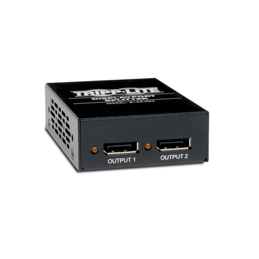 Tripp Lite B156-002 2-Port DisplayPort Multi-Monitor Splitter, MST Hub, 4K 60Hz UHD, DP1.2, TAA