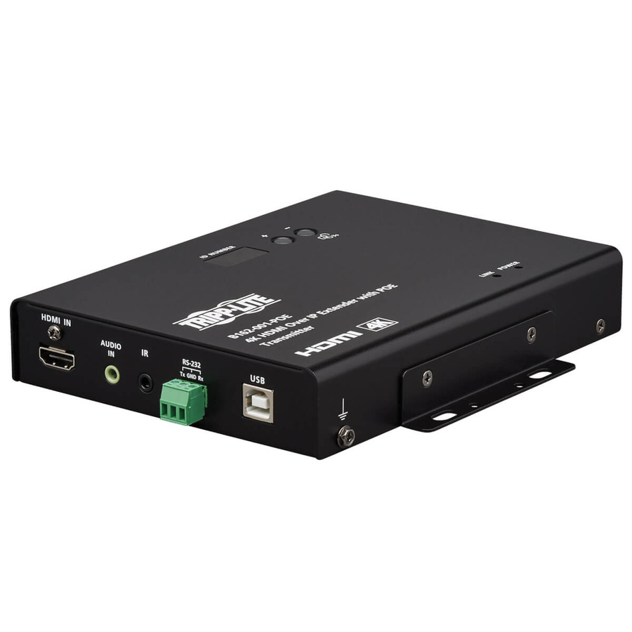 Tripp Lite B162-001-POE HDMI over IP Extender Transmitter - 4K, 4:4:4, PoE, 328 ft. (100 m)