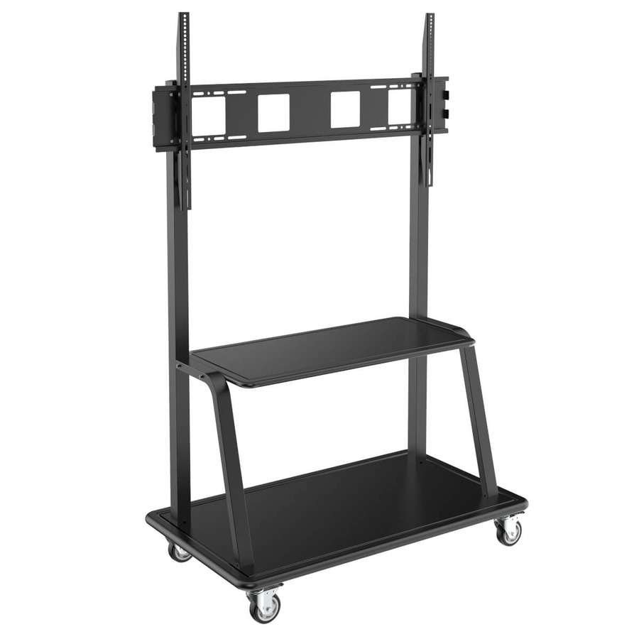 Tripp Lite DMCS60105XXDD Heavy-Duty Rolling TV Cart for 60” to 105” Flat-Screen Displays, Locking Casters, Black