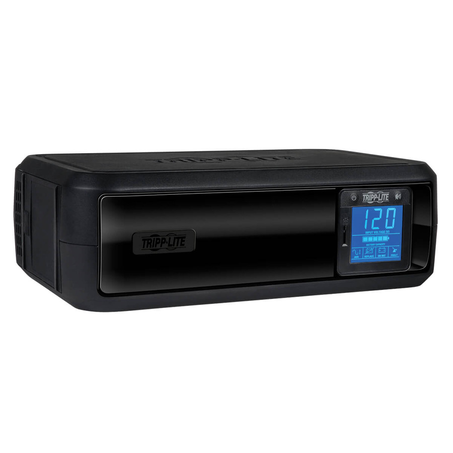 Tripp Lite OMNI650LCD OmniSmart LCD 120V 650VA 350W Line-Interactive UPS, Tower, LCD display, USB port