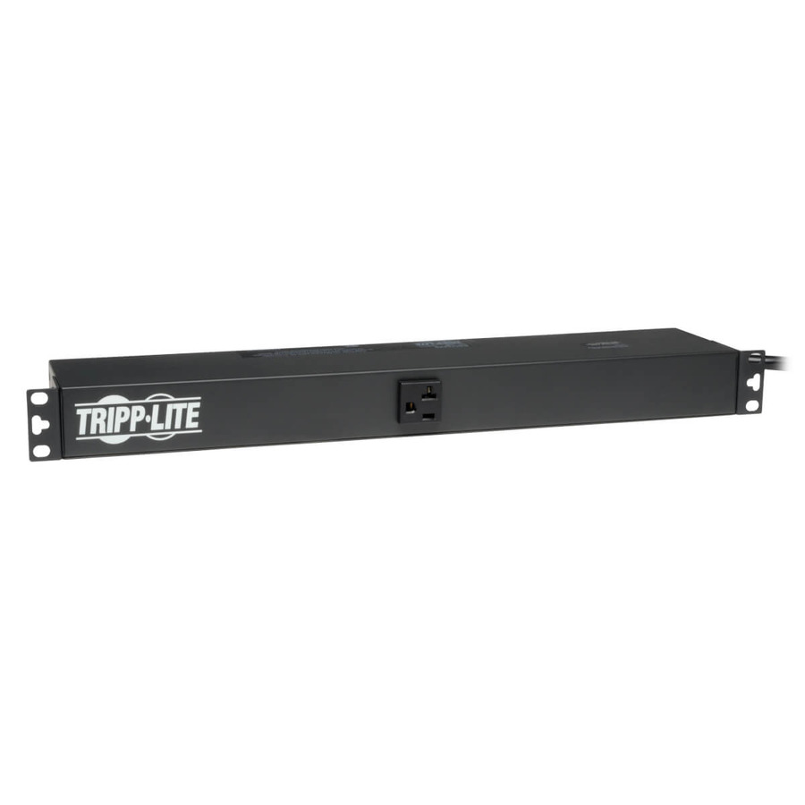 Tripp Lite PDU1220 2.4kW Single-Phase 120V Basic PDU, 13 NEMA 5-15/20R Outlets, NEMA 5-20P Input, 15 ft. (4.57 m) Cord, 1U Rack-Mount