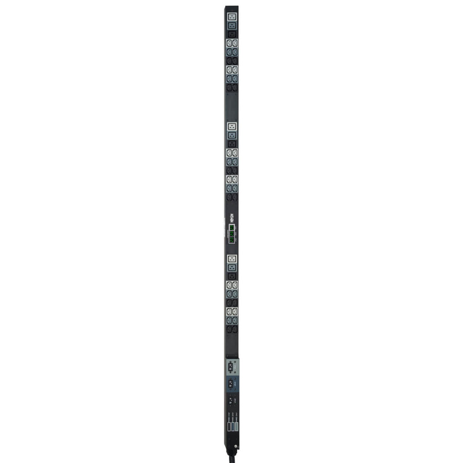 Tripp Lite PDU3MV6H50 12.6kW 3-Phase Local Metered PDU, 208V Outlets (36 C13 & 9 C19) Hubbell 50A CS8365C, 6 ft. (1.83 m) Cord, 0U Vertical, TAA