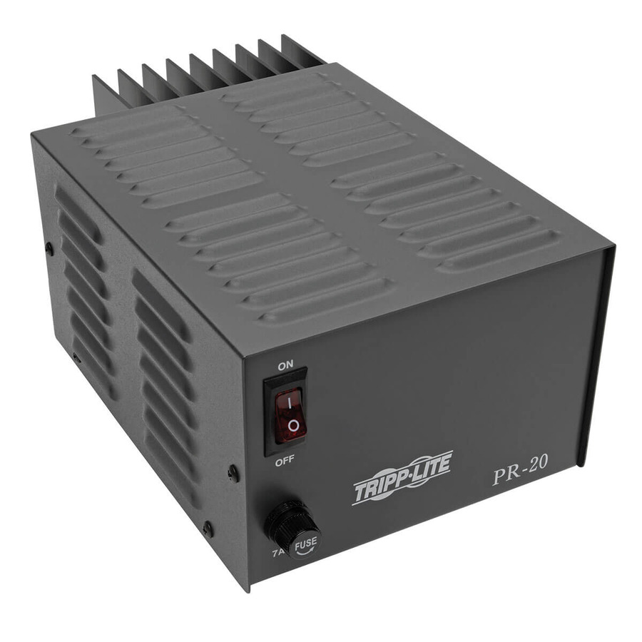 Tripp Lite PR20 TAA-Compliant 20-Amp DC Power Supply, 13.8VDC, Precision Regulated AC-to-DC Conversion