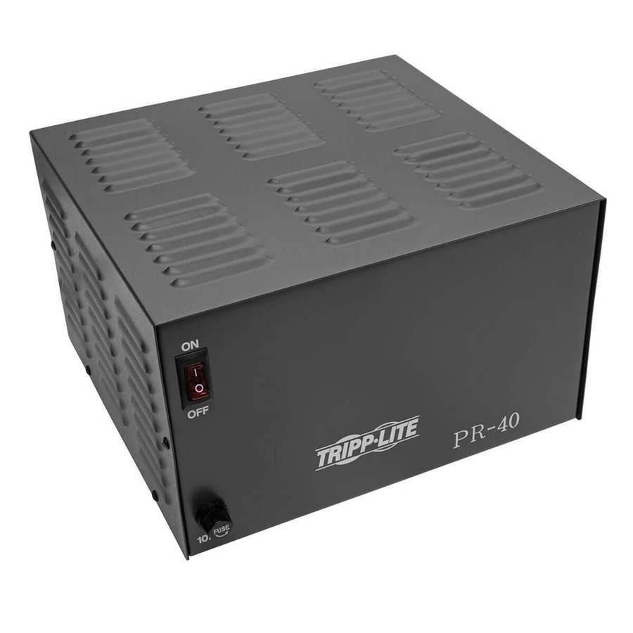 Tripp Lite PR40 TAA-Compliant 40-Amp DC Power Supply, 13.8VDC, Precision Regulated AC-to-DC Conversion