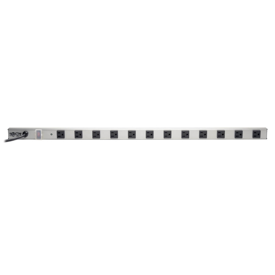 Tripp Lite PS361206 12-Outlet Vertical Power Strip, 120V, 15A, 6 ft. (1.83 m) Cord, 5-15P, 36 in.