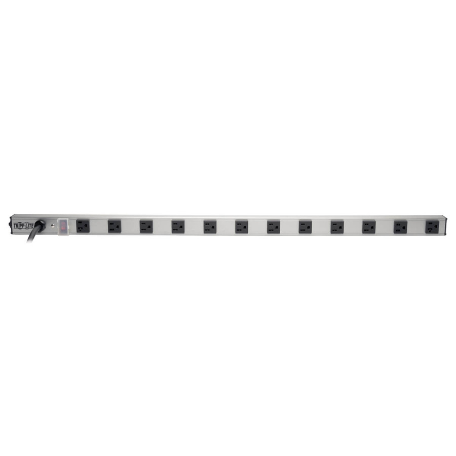 Tripp Lite PS361220 12-Outlet (10-15A & 2-20A) Vertical Power Strip, 120V, 20A, 15 ft. (4.57 m)Cord, 5-20P, 36 in.