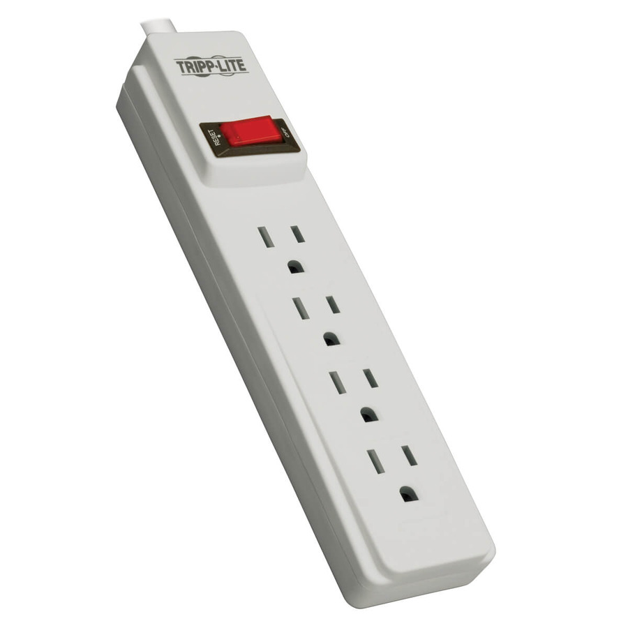 Tripp Lite PS410 Power It! 4-Outlet Power Strip, 10 ft. (3.05 m) Cord