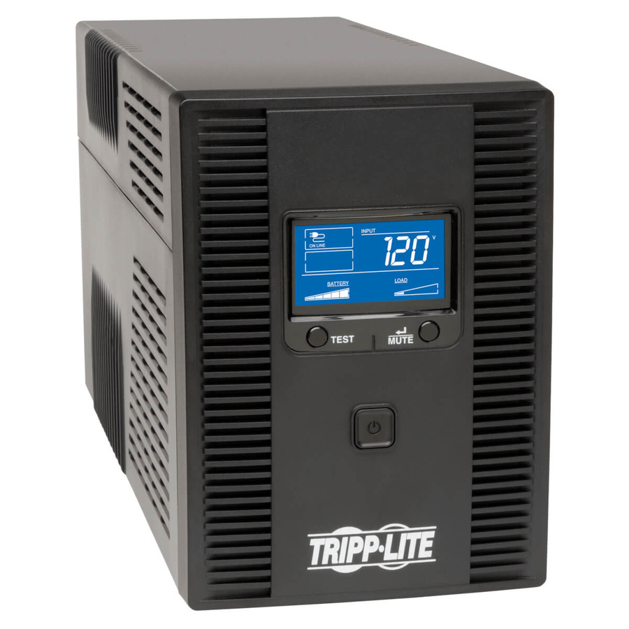 Tripp Lite SMART1300LCDT SmartPro LCD 120V 1300VA 720W Line-Interactive UPS, AVR, Tower, LCD, USB, 8 Outlets