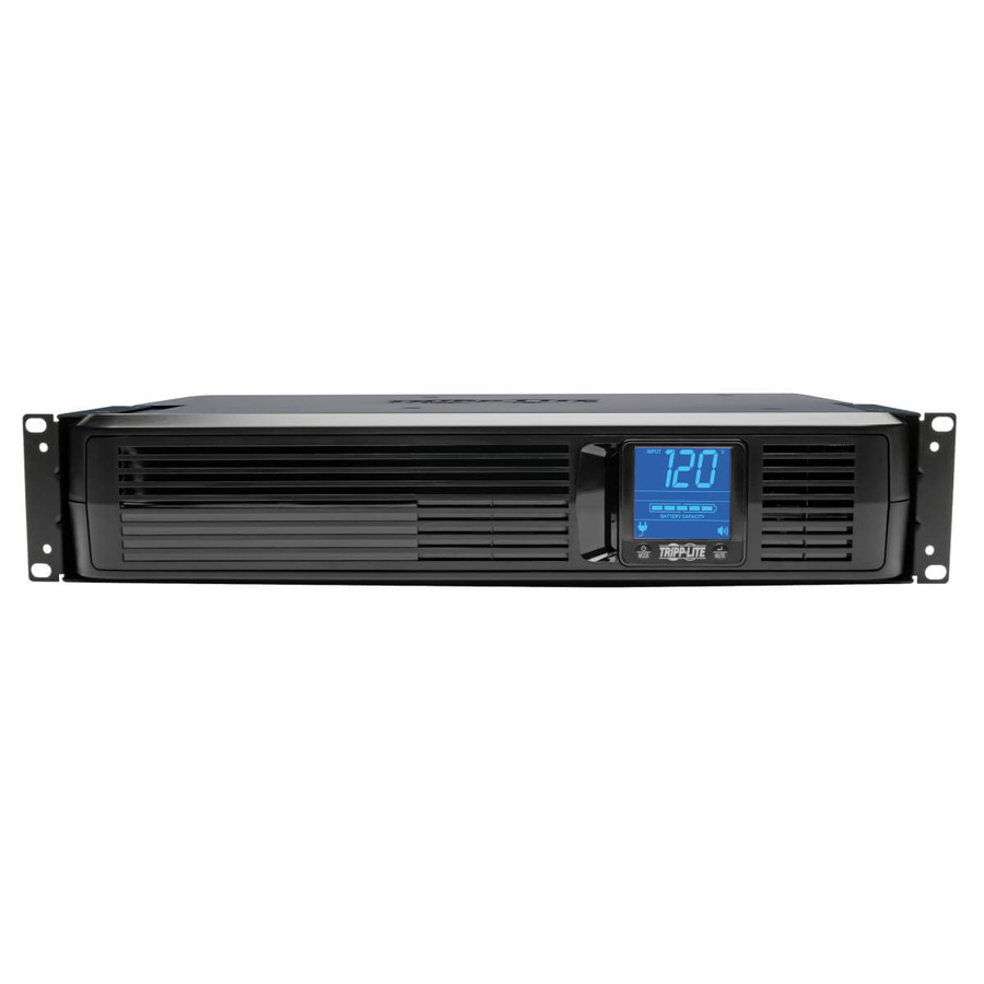 Tripp Lite SMART1500LCD SmartPro LCD 120V 1500VA 900W Line-Interactive UPS, AVR, 2U Rack/Tower, LCD, USB, DB9 Serial, 8 Outlets