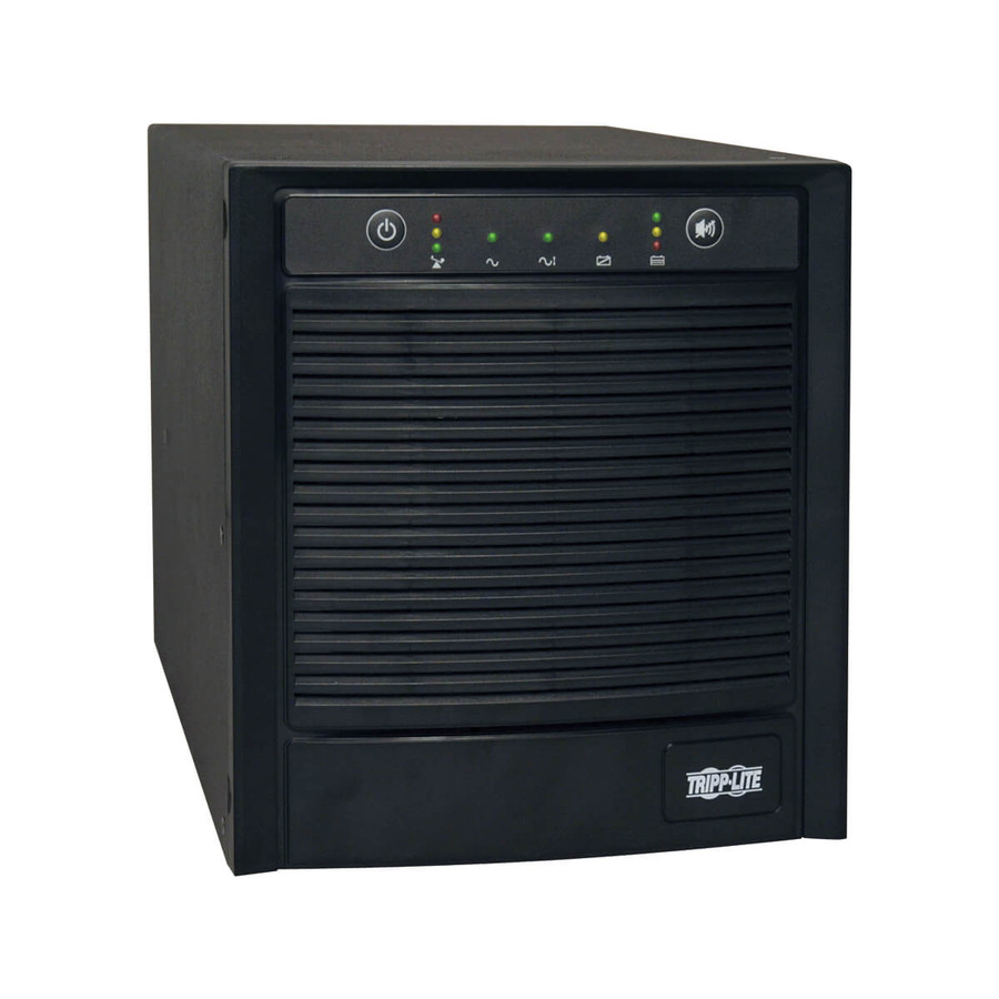 Tripp Lite SMART2200SLT SmartPro 120V 2.2kVA 1.6kW Line-Interactive Sine Wave UPS, Tower, Network Card Options, USB, DB9