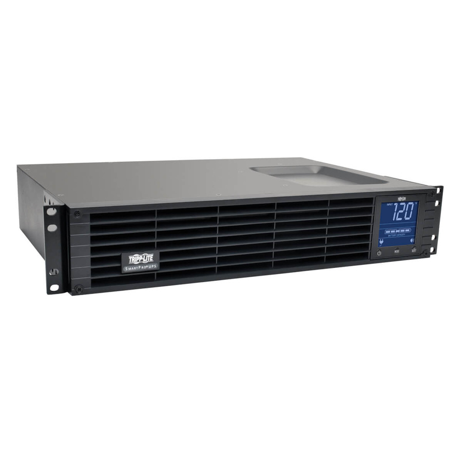 Tripp Lite SMC10002URM SmartPro 120V 1kVA 700W Line-Interactive Sine Wave UPS, 2U Rack/Tower, LCD, USB, DB9, 6 Outlets