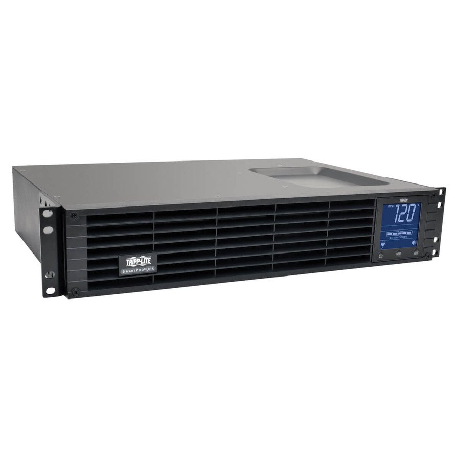 Tripp Lite SMC15002URM SmartPro 120V 1.5kVA 1kW Line-Interactive Sine Wave UPS, 2U Rack/Tower, LCD, USB, DB9, 8 Outlets