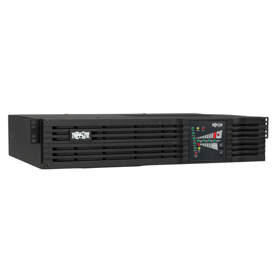 Tripp Lite SU1000RTXL2UN SmartOnline 120V 1kVA 800W Double-Conversion UPS, 2U Rack/Tower, Extended Run, Pre-Installed WEBCARDLX Network Interface, USB, DB9 Serial