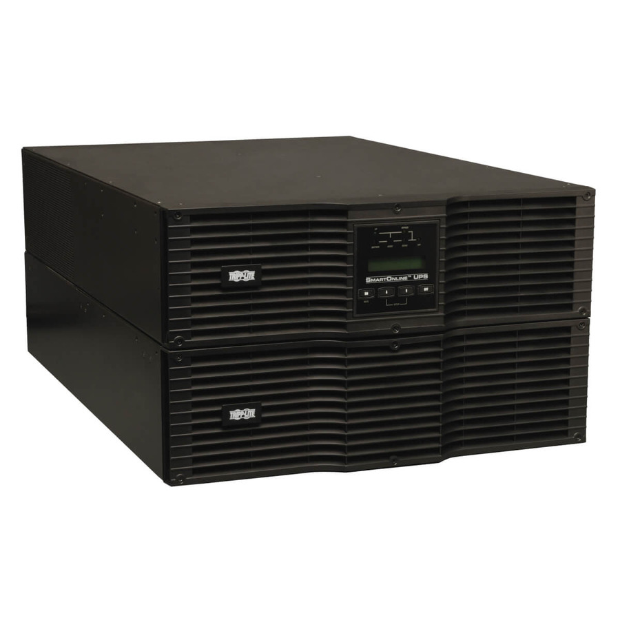 Tripp Lite SU10KRT3UHV SmartOnline 200-240V 10kVA 9kW Double-Conversion UPS, 6U, Extended Run, Network Card Slot, USB, DB9, Switch, Hardwire