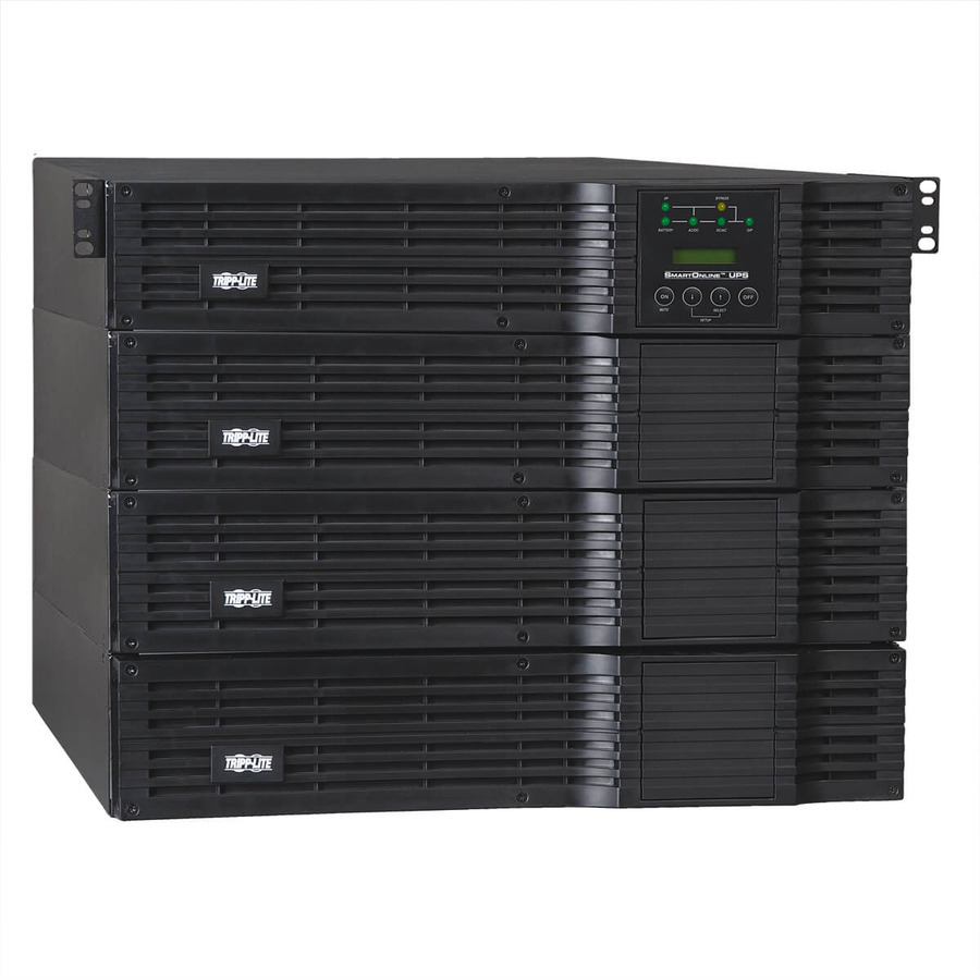 Tripp Lite SU12000RT4U SmartOnline 208/240 & 120V 12kVA 8.4kW Double-Conversion UPS, 8U, Extended Run, Network Card Slot, USB, DB9, Bypass, NEMA