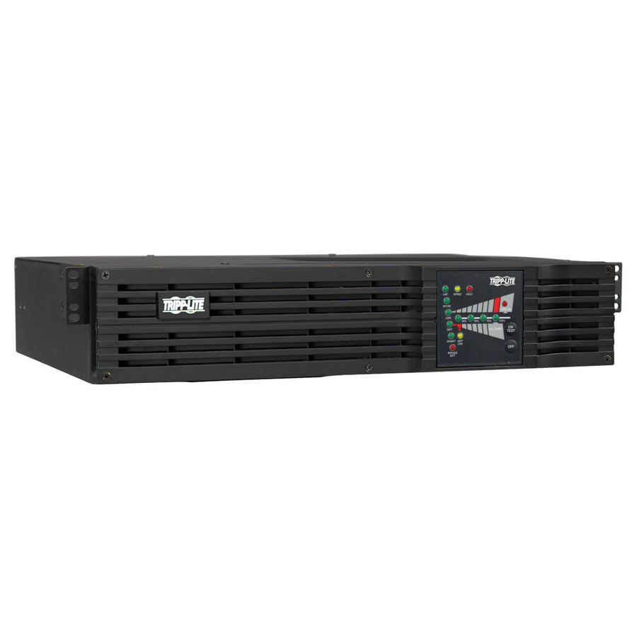 Tripp Lite SU1500RTXL2UA SmartOnline 120V 1.5kVA 1.2kW Double-Conversion UPS, 2U Rack/Tower, Extended Run, Network Card Options, USB, DB9 Serial