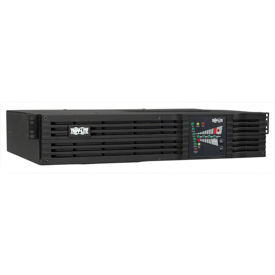 Tripp Lite SU1500RTXL2UN SmartOnline 120V 1.5kVA 1.2kW Double-Conversion UPS, 2U Rack/Tower, Extended Run, Pre-installed WEBCARDLX Network Interface, USB, DB9 Serial