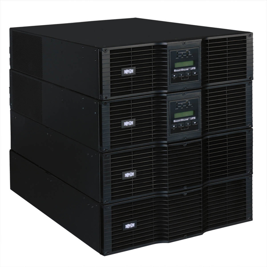 Tripp Lite SU20KRT SmartOnline 208/240V 20kVA 18kW Double-Conversion UPS, N+1, 12U, Network Card Slot, USB, DB9, Bypass Switch, L6-30R, C19