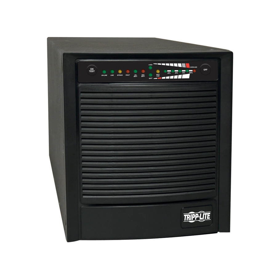 Tripp Lite SU2200XLA SmartOnline 120V 2.2kVA 1.6kW Double-Conversion UPS, Tower, Extended Run, Network Card Options, USB, DB9