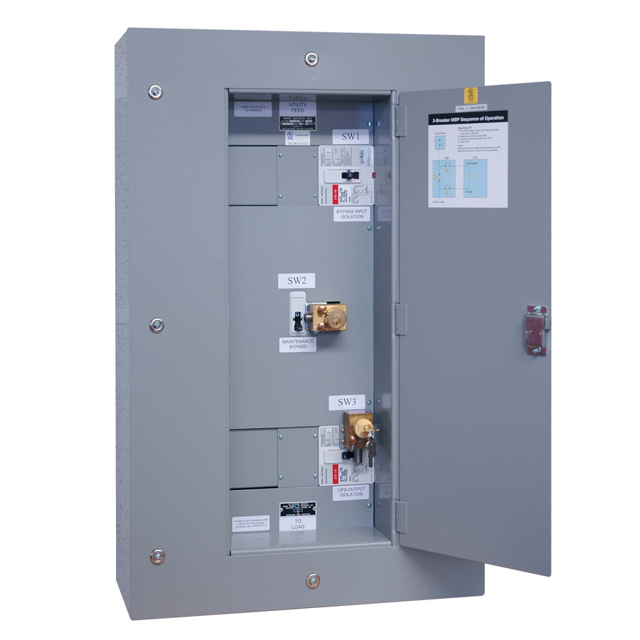 Tripp Lite SU40KMBPK 3 Breaker Maintenance Bypass Panel for 40kVA SV40K and SU40K UPS models