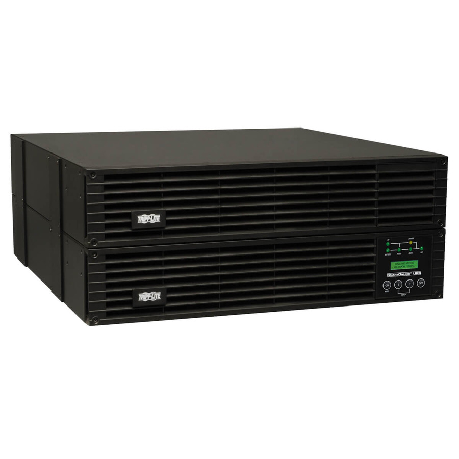 Tripp Lite SU6000RT4UHV SmartOnline 208/240V 6kVA 5.4kW Double-Conversion UPS, 4U Rack/Tower, Extended Run, Network Card Options, USB, DB9, Bypass Switch, L6-30R & L6-20R