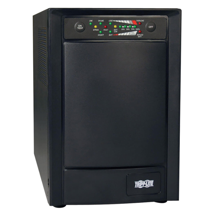 Tripp Lite SU750XL SmartOnline 120V 750VA 600W Double-Conversion UPS, Tower, Extended Run, Network Card Options, USB, DB9 Serial