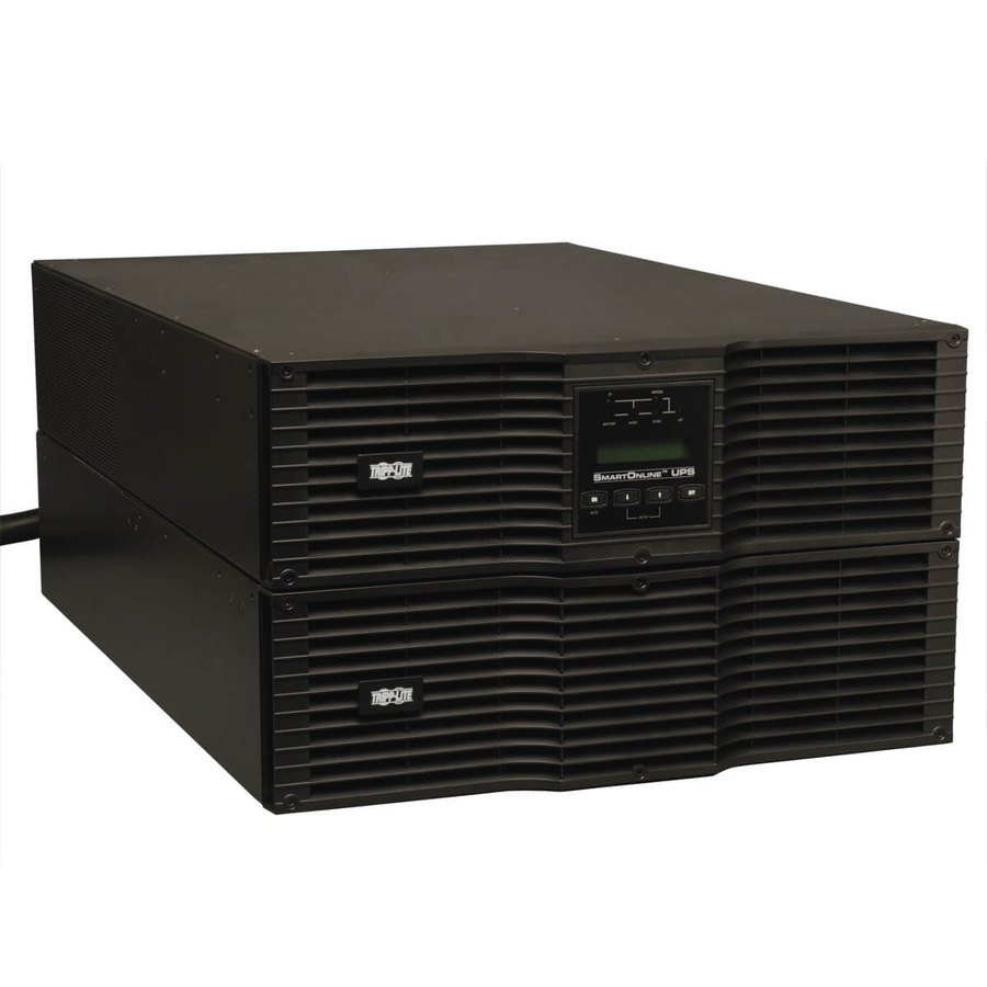 Tripp Lite SU8000RT3U SmartOnline 208/240V 8kVA 7.2kW Double-Conversion UPS, 6U Rack/Tower, Extended Run, Network Card Options, USB, DB9 Serial, Bypass Switch, NEMA outlets