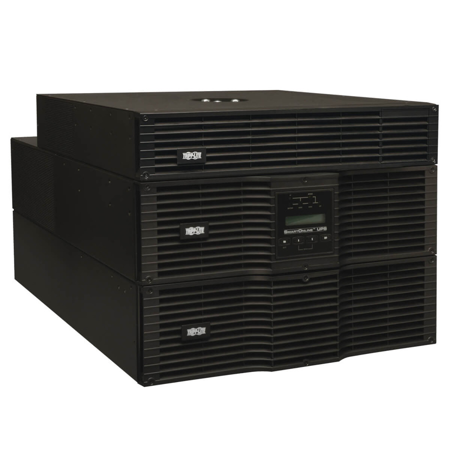 Tripp Lite SU8000RT3U1TF SmartOnline 208 & 120V 8kVA 7.2kW Double-Conversion UPS, 8U Rack/Tower, Extended Run, Network Card Options, USB, DB9 Serial, Bypass Switch, NEMA outlets